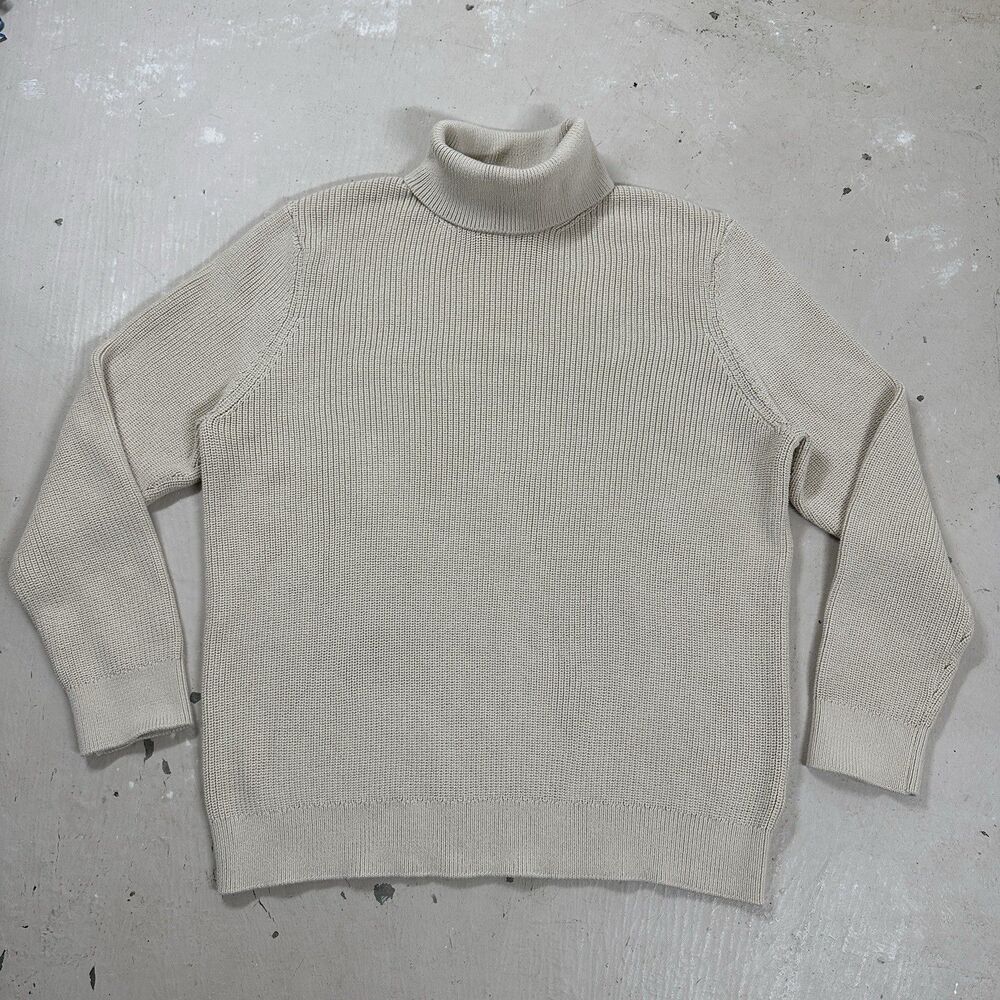 H&M Regular Fit Turtleneck Chunky Knit Sweater Men's XXL